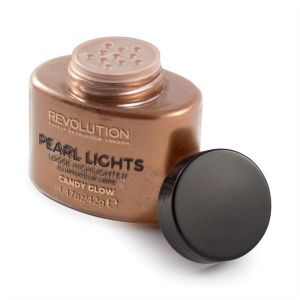 Makeup Revolution Pearl Lights Loose Highlighter Rozświetlacz w pudrze Candy Glow 25g 1