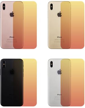 Hama Mirror do Apple iPhone X żółto-różowe (001813960000) 4
