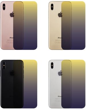 Hama Mirror do Apple iPhone X żółto-fioletowe (001813970000) 4