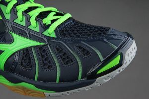 Mizuno Buty siatkarskie męskie Wave Tornado X granatowo-zielone r. 46 (V1GA161236) 5