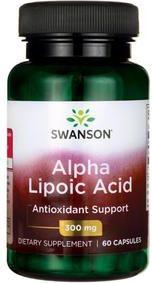 Swanson ALA 300mg (Alpha Lipoic Acid) 60 kapsułek 1