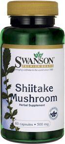 Swanson Shiitake grzybek 500mg 60 kapsułek 1