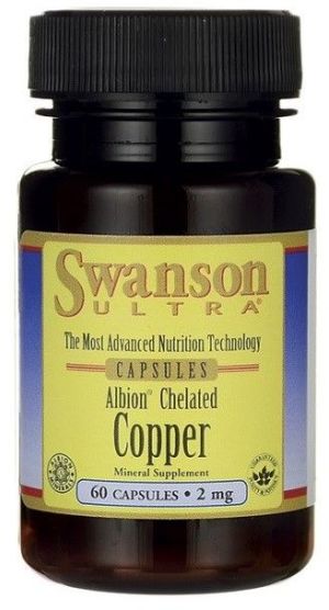 Swanson Albion Chelat Miedzi Chelated Copper 60 kapsułek 1