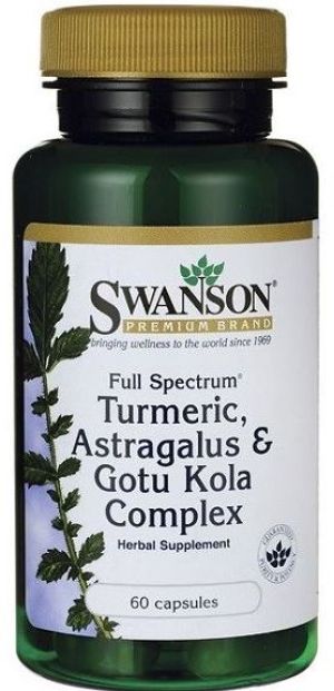 Swanson Full Spectrum Turmeric astragalus gotukola 60 kapsułek 1