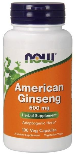 NOW Foods American Ginseng 500mg 100 VCaps 1