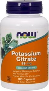 NOW Foods Potassium Citrate 99 mg - 180 kapsułek 1