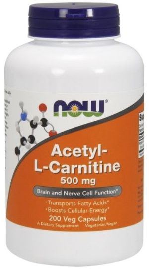 NOW Foods Acetyl L-Carn 500mg 100 VCaps 1