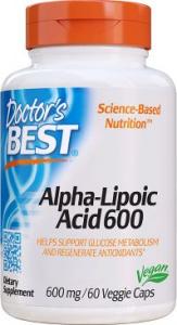 DOCTORS BEST Alpha Lipoic Acid 600mg  vege 60 kaps. 1