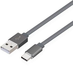 Kabel USB TB Print USB-C - USB, 2m, szary (AKTBXKU1PAC200G) 1