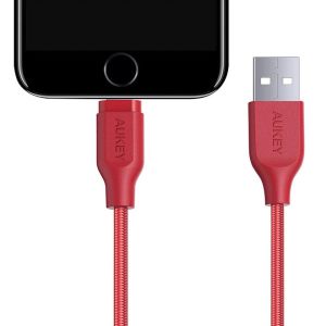 Kabel USB Aukey USB-A - Lightning 1.2 m Czerwony (CB-AL1 Red) 4