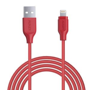 Kabel USB Aukey USB-A - 2 m Czerwony (CB-AL2 Red) 1
