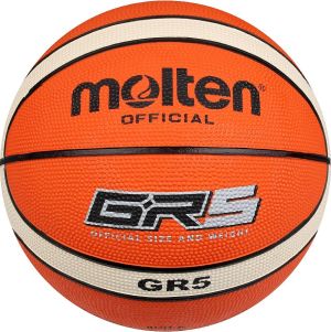 Molten Piłka do koszykówki GR5 pomarańczowa r. 5 (BGR5) 1