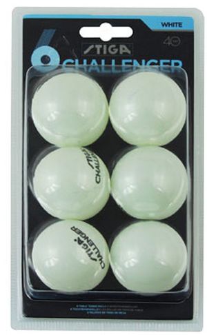 Stiga Piłeczka Challenger 6 szt. biały (S520006) 1