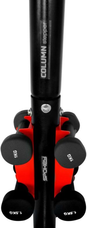 Stepper Spokey Steper z kolumną Column II czarno-czerwony 4