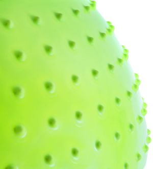 Spokey Piłka gimnastyczna z cześcią do masażu Half Fit zielona 65cm 3