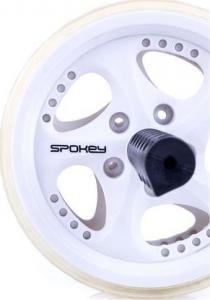 Spokey Wałek podwójny Twin B II czarno-biały 5
