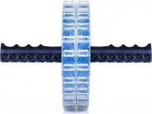 Spokey TWIN B II wałek podwójny biało-niebieski 4