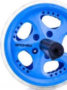 Spokey TWIN B II wałek podwójny biało-niebieski 5