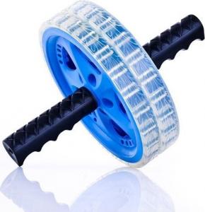 Spokey TWIN B II wałek podwójny biało-niebieski 6