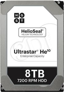 Dysk serwerowy WD Ultrastar DC HC510 8 TB 3.5'' SATA III (6 Gb/s)  (0F27610) 1