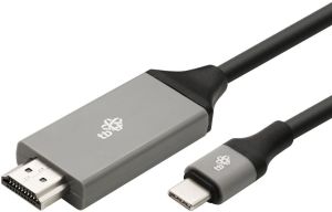 Kabel USB TB Print USB-C - HDMI 2 m Srebrny (AKTBXVH1P20C20B) 1