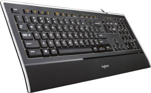 Klawiatura Logitech Illuminated KB K740 Przewodowa Czarna UK (920-005694) 3