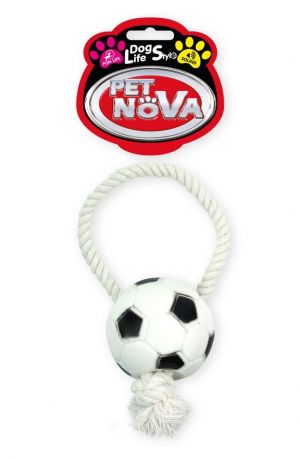 Pet Nova VIN Rope-Soccer Ball 28cm 1
