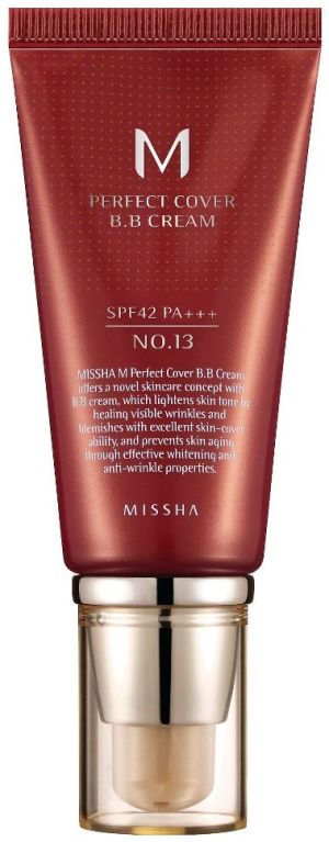 Missha M Perfect Cover BB Cream SPF42/PA+++ 13 Bright Beige 50ml 1