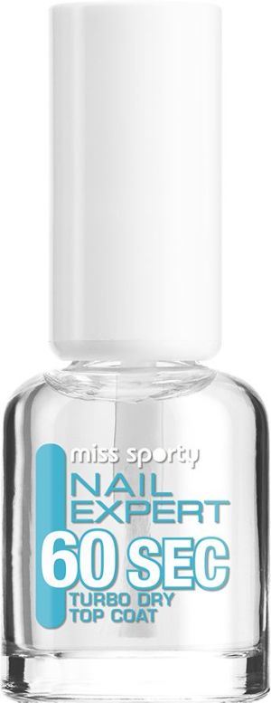 Miss Sporty Nail Expert Turbo Dry Top Coat odżywka przyśpieszająca wusychanie lakieru 8ml 1