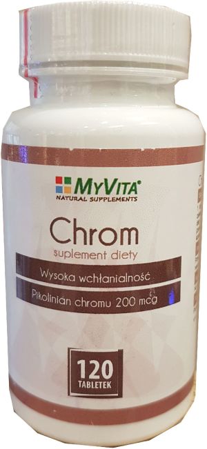 MYVITA Chrom 200mcg 120 tabletek 1