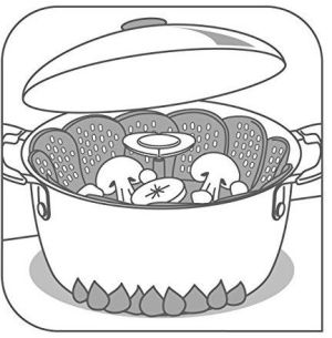 Tefal Kosz do gotowania na parze (Enova34823) 4