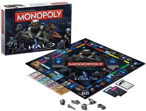 Winning Moves Gra planszowa Monopoly Halo collectors edition wersja angielska (265612) 1