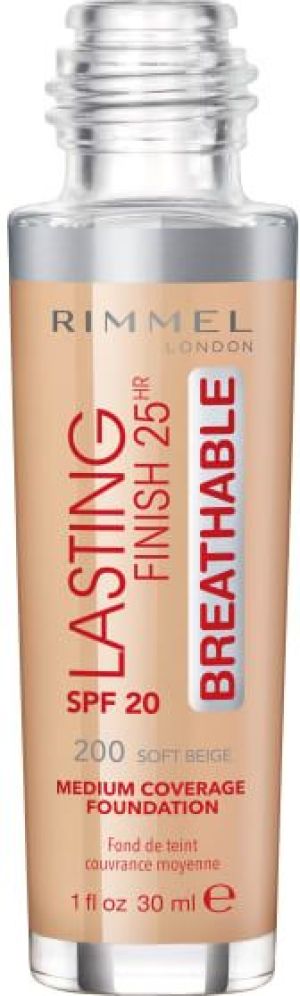 Coty Podkład Lasting Finish 25HR Breathable 200 Soft Beige 30ml 2