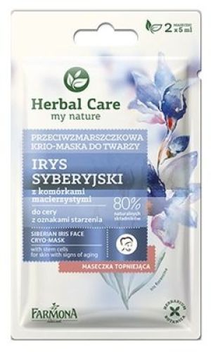 Farmona Herbal Care Maseczka-krio przeciwzmarszczkowa do twarzy Irys Syberyjski 2 x 5ml 1