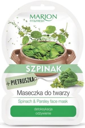 Marion Fit & Fresh Maseczka do twarzy Szpinak+Pietruszka 9g 1