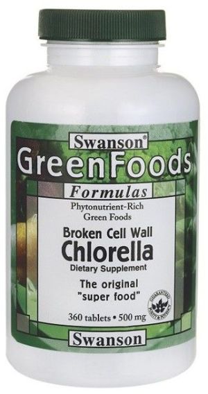 Swanson Chlorella (Broken Cell Wall) 360 tabletek 1