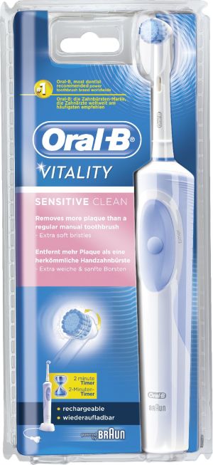 Szczoteczka Oral-B Szczoteczka elektryczna Oral-B Vitality Sensitive Clean (D12.513S CLS) 1