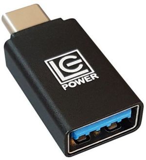 Adapter USB LC-Power USB-A - USB-C Czarny  (LC-ADA-U31C) 3