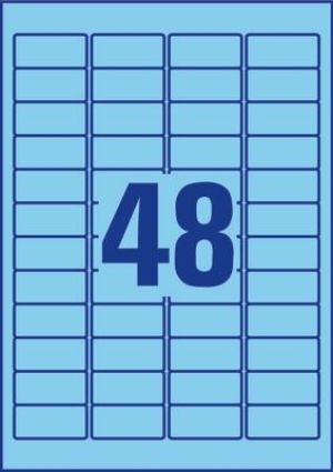 Avery Zweckform Etykieta kolorowa Avery Zweckform rozmiar 45,7 x 21,2 niebieska 960 szt (L6039-20) 1