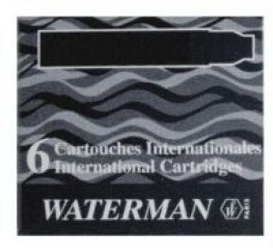 Waterman Naboje Inter do piór, czarne (S0110940) 1