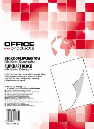 Office Products Blok do Flipchar 58.5 x 81cm, 50 kartek (20135813-14) 1