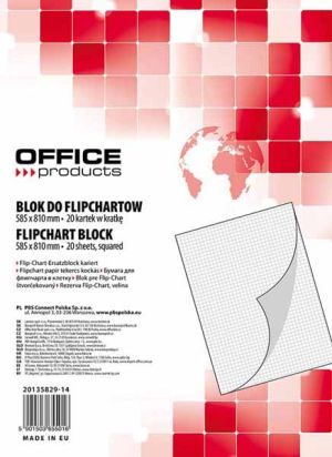 Office Products Bloki do Flipchart 58.5 x 81cm. 20 kartek (20135829-14) 1