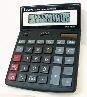 Kalkulator Vector (DK-206 BLK) 1