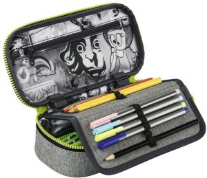 Hama COOCAZOO zestaw plecak EvverClevver II i przybornik PencilDenzel Darkgrey Melange (001386890000) 13