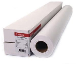 Canon Canon 1524/30/Matt Coated Paper, 1524mmx30m, 60, 7215A011, 180 g/m2, graficzny papier, matowy, biały, do drukarek atramentowych, - 7215A011 1