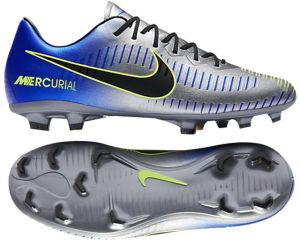 Nike Buty piłkarskie Neymar Jr Mercurial Vapor XI FG srebrno-niebieskie r. 37.5 (940855-407) 1