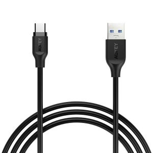 Kabel USB Aukey USB-A - USB-C 1 m Czarny (CB-CD4) 1