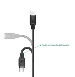 Kabel USB Aukey USB-A - USB-C 1 m Czarny (CB-CD4) 4