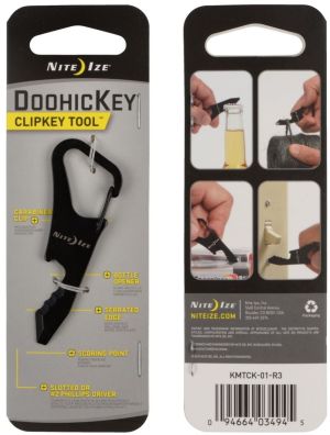 Breloczek Nite Ize Micro tool ClipKey stal nierdzewna czarny (KMTCK-01-R3) 2