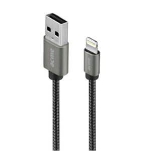 Kabel USB Acme USB-A - Lightning 1 m Szary (KABKAACMCB203101) 1